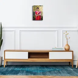 generic Upaharam Customised/Personalized Clear Acrylic Wall Mount Frameless Rectangular Picture Photo/Poster Frame For Anniversary, Birthday, Special Moment (12" X 8" X 0.19") image 3