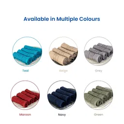 AKIKO HOME 100% Cotton Essential Series Face Towel | Softness, Absorbency, Compact, Durability | 30 x 30 cms, 400 GSM (Grey) image 4