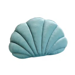 BNF® Plush Seashell Shape Pillow Ocean Themed Filled with PP Cotton Chair Cushion Blue|Home & Garden | Home Decor| Pillows|1 Plush Throw Pillow image 1