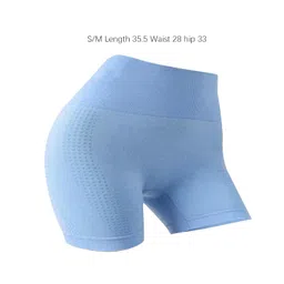 calandis CALANDIS™ 4xWomens Yoga Shorts High Waisted Workout Shorts for Fitness Home Gym Training S M Blue | Shorts | Cycling Clothing | Cycling image 4