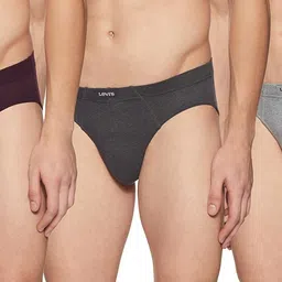 levi's Men's Cotton Regular Solid Brief image 1