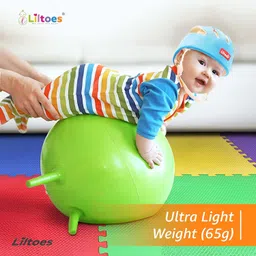 LILTOES Baby Head Protector for Safety of Kids 6M to 60 M- Baby Safety Helmet with Proper Air Ventilation & Corner Guard Protection (Blue) image 5