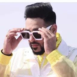 pc star | Full Rim Square Branded Latest and Stylish Sunglasses | 100% UV Protected And Driving Sunglasses | Men & Women | Medium | Black And White Frame/Black And Clear Lens - Pack of 3 image 5