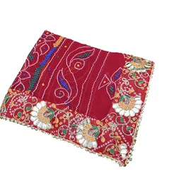 ranisatiya Rajasthani Pure Georget Marwadi Chunri Odhna image 5
