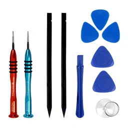 KALIM 11Pcs Repair Kit for Switch, Screwdriver Set Magnetic (Y1.5&PH000) for Video Game Controller, Opening Pry Tool Kit Compatible for PS4/PS5/Xbox image 1