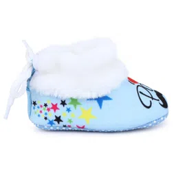 star fish Baby Boys & Girls 3 TO 12 Months Skin Friendly Comfortable & Breathable Papa Printed Booties image 3
