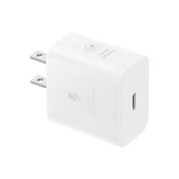 Samsung Original 25W Type-C Travel Adaptor with Cable, White image 1