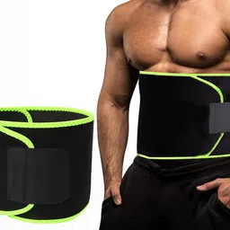 staable Premium Revolutionary Adjustable Sweat Slim Belt for Men and Women Ultimate Back Support, Tummy & Stomach Fat Reduction/Control, Workout and Fitness image 1