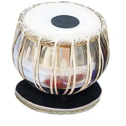 musiqaa jahan MUSIQAA JAHAN® 49 SPL. Stainless Tabla Drum Set, Stil Bayan, Sheesham Wood Daya With Free Gatta, Hammer And Carry Bag (ONLY TABLA LOVER) image 2