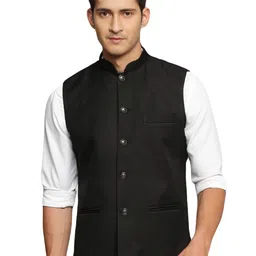 rocksy Bandi Modi Koti, Nehru Jacket for Men, Cotton Waistcoat for All Occasion: Diwali, Wedding, Ethnic, Office Party, Formal & casual Look image 1