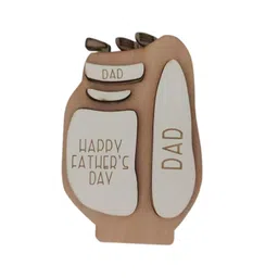 bnf Father's Day Money Clip Golf Bag Wallet Gift for Valentine’S Day Anniversary Wood Color | Clothing, Shoes & Accessories | Mens Accessories | Wallets image 1