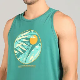 alan jones clothing Men's Cotton Sleeveless Regular Fit T-Shirt image 5