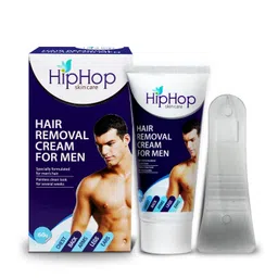 hiphop skincare HipHop Hair Removal Cream for Men (Pack of 2) with Aloe Vera Extract for Soothing Skin, Suitable for All Skin Types - 60 g Each image 3