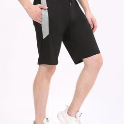 lexon Men's |Cotton Rich | Regular Fit | Solid | Shorts with Side Pockets image 3