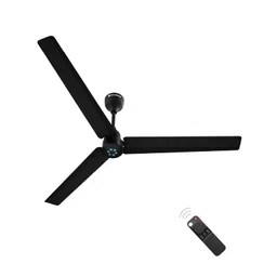atomberg Renesa 1400mm BLDC Ceiling Fan with Remote Control | BEE 5 star Rated Energy Efficient Ceiling Fan | High Air Delivery with LED Indicators | 2+1 Year Warranty (Midnight Black) image 1