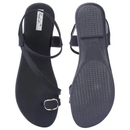 feel it Flats Sandal Comfort Wear for Women's & Girl's I Ladies Stylish Comfortable Flat Sandals Slippers with Back Strap for Casual & Office Wear image 5