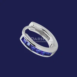 darshraj 925 Sterling Silver Nose Ring with Delicate Gemstone Accent|for girl |women|8mm size image 5