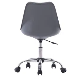 ngfc - sitting environment solutions NGFC Armless Revolving Office Chair || Height-Adjustable Stylish Modern Back Office Chair for Salon/Spa/Bar/Medical/Kitchen/Doctor Stool Chair (Grey) image 3