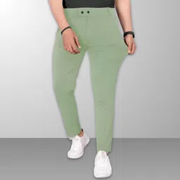 black sand Men's Classy Slim Fit Trousers for Office and Casual Wear | Versatile Men's Trousers | Ideal for Formal Events and Everyday Casual Wear image 5