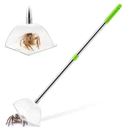 Saillong 1 Pack Large Spider Catcher with 31'' Long Handle, Contactless Spider Grabber Removes Release Spiders and Flies for Indoor Use, Bug Container for Safely Capturing Spiders image 1