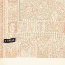 pashmoda Women Kashmiri Royal Paisley Design Jamawar Shawl, Jacquard Shawls (Size: 101 X 203 CM) image 3
