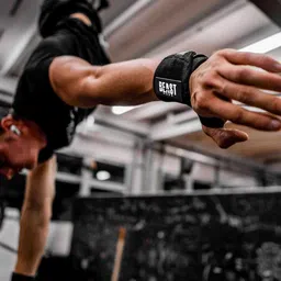 steigen fitness-sf STEIGEN FITNESS Beast Mode Exercise Wrist Wrap Bands, Wrist Support for Gym, Gym Gloves, Wrist Band for Men Gym image 3