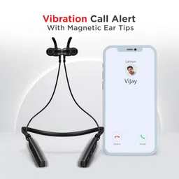 boAt Rockerz 235 Pro Wireless Bluetooth Neckband Earphone, Upto 20 hrs of Playtime, Beast Mode, Low Latency, IPX5 Water & Sweat Resistance, ENx Technology, Bluetooth v5.2(Active Black) image 3