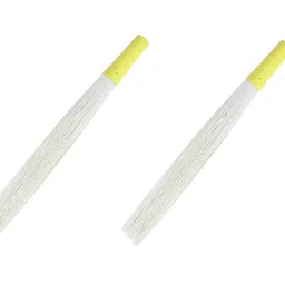 PeerZone Super Broom | Plastic Kharata with Thin Stick Handle, Durable Plastic Broom for Home and Bathroom Wet Cleaning, Efficient Cleaning Jadu for Indoor and Outdoor Use (Pack of 2) image 1