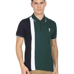 u.s. polo assn. Men's Solid Slim Fit T-Shirt image 1