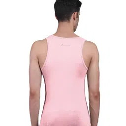 freecultr Vest for Men | Bamboo Sleeveless Super Soft Round Neck Gym Comfort Vests | Workout Regular Fit Innerwear | Breathable Sando with Long Hemline | Double Pack image 5