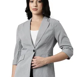 showoffff Women's Single Breasted Slim Blazer image 1