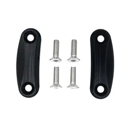 Merishopp 2X Motorcycle Mirror Extenders for ZX10R 2016-2023 Spare Parts Black image 1