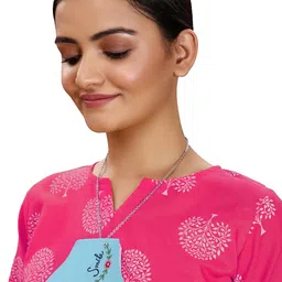 masq By Q-One 4 Layer Washable, Reusable, Size Adjustable, Anti-Bacterial (BFE>99%) Embroidered Cotton Cloth Face Mask Combo for Women, Girls ​with 1 Detachable Chain (Multicolor, Large, Pack of 3) image 5