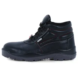 ACME Boxylic Men's Leather Safety Shoes, Black, 7 (Size - ACME003_41) image 3