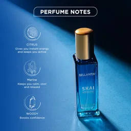 Bella Vita Luxury Skai Aquatic Unisex Eau De Cologne Skai Aquatic Perfume Body Lotion for Nourishing Hydrating Soft Supple and Healthy Skin with Argan Oil Shea Butter 200 Ml image 3