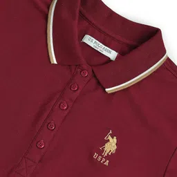 u.s. polo assn. Women's Cotton Regular Fit Shirt image 3