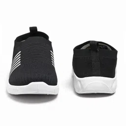 pahnava Women's Slip-on Knit Walking Shoes | Breathable Lightweight Sneakers with PVC Sole | Comfortable Casual Shoes for Walking, Gym, Travel, Outdoor Use image 4