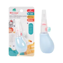 Cots and Cuddles 1pc Nose Cleaner for Infants Babies & Toddlers | BPA Free Soft Silicone Nasal Mucus Suction Cleaner Tool (Random Colour) image 1