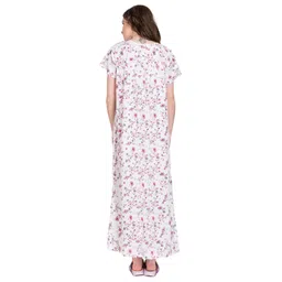 redglo Women's Cotton Nighty Night Gown Multicolore/Cotton Nighty for Pregnant Ladies/Women Night Gowns for Day Wear/Night Wear (Multicolour)(Available Sizes XL & XXL) image 2