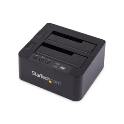 StarTech 6Gbps USB 3.0/eSATA to 2.5-Inch/3.5-Inch SATA Hard Disk Drive/Solid State Drive Duplicator Dock (SDOCK2U33RE) image 1