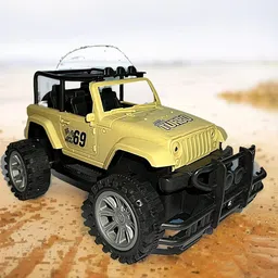 TOYETOYZ - Off Road 4X4 Remote Control Jeap Best For Gifting, Beige image 3
