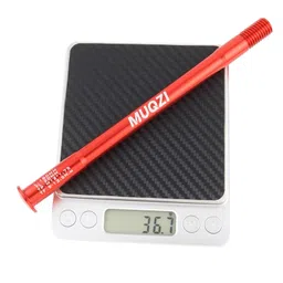 Fashion My Day Bike Fork Mount Thru Axle Cycling Accessories Lightweight Road Mountain Bike 180mm Red | Skewers | Bicycle Components & Parts | Cycling image 5
