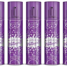 Layer'r Women WottaGirl Classic Collection Heaven Fragrant Aerosol Unscented Body Splash, 135Ml X Pack Of 5 image 1
