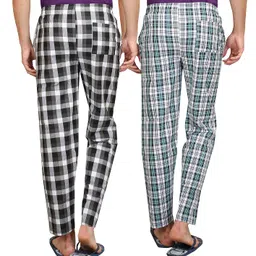 maxis Men's Cotton Pyjama Bottoms(Pack of Two) image 2