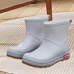 lyla Women Rain Boots Waterproof Anti Slip Rainboots for Outdoor Hiking Traveling 240cmx17cm gray image 2