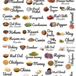 generic Kitchen incredient jar Stickers (Added 4 Way Resistant) (Medium (A5)) image 2