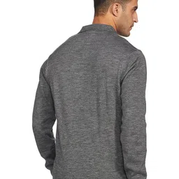 amazon brand - symbol Men's Acrylic Turtle Neck Casual Sweater Med Grey Mel L image 2