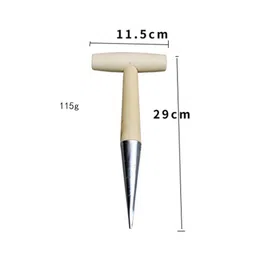 Enakshi® Dibblers Bulb Planter for Garden Planting Flowers Tulips Transplanting Plants Stainless Steel|Yard Garden & Outdoor Living | Plant Care Soil & Accessories | Seeders & Spreaders image 3