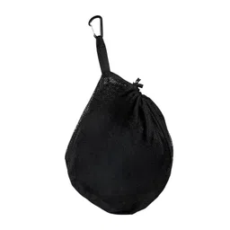 MERISHOPP®3xSingle Ball Bag Hanging Storage Bag Mesh Bag for Football Bowling Rugby|Sporting Goods | Team Sports | Soccer image 5