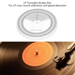 LP Record Player Strobe Disc Calibration Tachometer Acrylic Material, Convenient Use, Easy Operation, Lightweight, for Turntable Rotational Speed Detection image 3